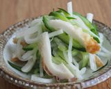 やみつき♡胡瓜・大根・竹輪のナムル♪作り方5写真
