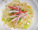 約５分！！まな板いらずの簡単レタス炒飯！作り方3写真