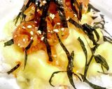 市販のおにぎりにのせてチン♡キムチーズ丼作り方5写真