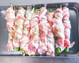 アスパラ舞茸肉巻きの照り焼き作り方4写真