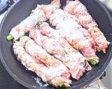 アスパラ舞茸肉巻きの照り焼き作り方6写真