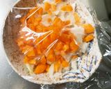 豆腐バーグ入りキウイソース味ドーム蒸作り方2写真