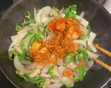 野菜たっぷり豚バラキムチ作り方4写真