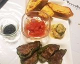 ピーマン肉詰&明太フランスパン、他作り方14写真