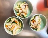 根菜チクワ七味マヨ炒味スペイン風オムレツ作り方9写真
