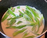 豆乳仕立てキムチ湯豆腐作り方1写真