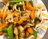 カレールーで簡単カレー炒飯味豚平焼き風作り方13写真