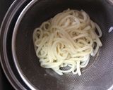 混ぜるだけ簡単!冷やしジェノベーゼうどん作り方1写真