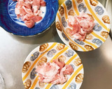 麺つゆ冷やし中華炒味豚こま大根青椒肉絲風作り方2写真