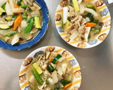 麺つゆ冷やし中華炒味豚こま大根青椒肉絲風作り方15写真