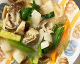 麺つゆ冷やし中華炒味豚こま大根青椒肉絲風作り方16写真
