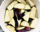レンジ豚こまさっぱりピリ辛麻婆豆腐茄子作り方3写真