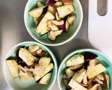 レンジ豚こまさっぱりピリ辛麻婆豆腐茄子作り方12写真