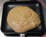 昼♪ホットサンドパンでそば粉ホットケーキ作り方3写真
