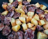 カリホク♡じゃがいもと挽肉のカレー炒め作り方5写真