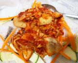 電子レンジで白身魚とキムチの蒸しチゲ作り方6写真