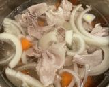 食べる！豚キムチ春雨スープ*+作り方4写真