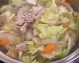 食べる！豚キムチ春雨スープ*+作り方5写真