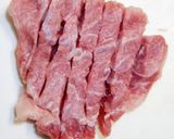 ハンバーグステーキ職人のセンボンスジ焼肉作り方6写真
