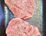 ハンバーグステーキ職人のセンボンスジ焼肉作り方9写真