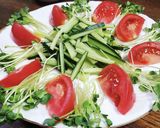 レッド&グリーンサラダ作り方3写真