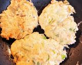 オートミール＆米粉でねぎ焼き作り方4写真