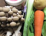本技キムチとガーリックオイルで、野菜蒸し作り方1写真