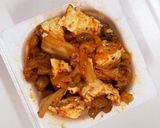 厚揚げでキムチ納豆チーズ！ヘルシー発酵！作り方3写真