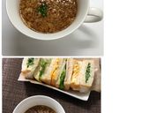 カレー風味フライドオニオンコンソメスープ作り方2写真