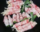 お弁当★えのきとオクラ豚バラ巻き★常備菜作り方2写真