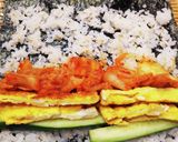 簡単で美味しいキムチ巻き作り方4写真