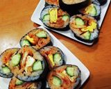 簡単で美味しいキムチ巻き作り方7写真