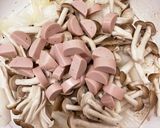フルフル・豆腐と魚肉ソーセージのミルク煮作り方2写真