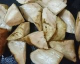 新ごぼうで鶏牛蒡作り方2写真