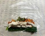 野菜たっぷり☆キムチと蒸し鶏の生春巻き作り方6写真