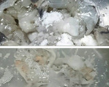 海老と空豆と豆腐のふわとろ葱餡かけ作り方2写真