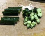 野菜たっぷり☆胡瓜キムチーズ巻き作り方1写真