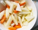 全てレンジ長芋根菜ソーススゴだれ味浅漬け作り方8写真
