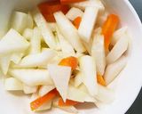 全てレンジ長芋根菜ソーススゴだれ味浅漬け作り方9写真