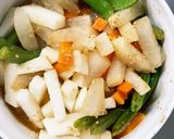 全てレンジ長芋根菜ソーススゴだれ味浅漬け作り方14写真