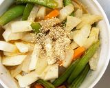 全てレンジ長芋根菜ソーススゴだれ味浅漬け作り方17写真