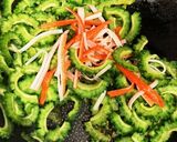 卵とカニカマで簡単!ゴーヤの中華炒め作り方7写真
