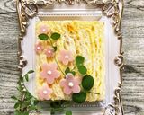 ハムでお花(花型とマヨ)作り方10写真