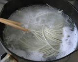 ラー油の冷やしぶっかけそば作り方1写真