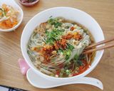 ラー油の冷やしぶっかけそば作り方4写真