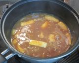 休日ランチに♪食欲そそる!肉カレーうどん作り方8写真