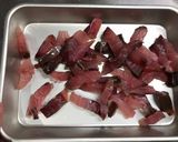 ハマチと水菜の炒めもの作り方1写真