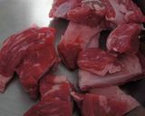 リンゴとはちみつで我が家の牛すじカレー作り方4写真