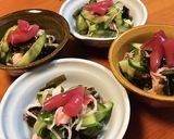 我が家の簡単酢でワカメ胡瓜カニカマ酢の物作り方6写真