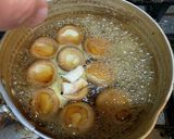曲げわっぱ弁当おかず１「しいたけ甘煮」作り方5写真